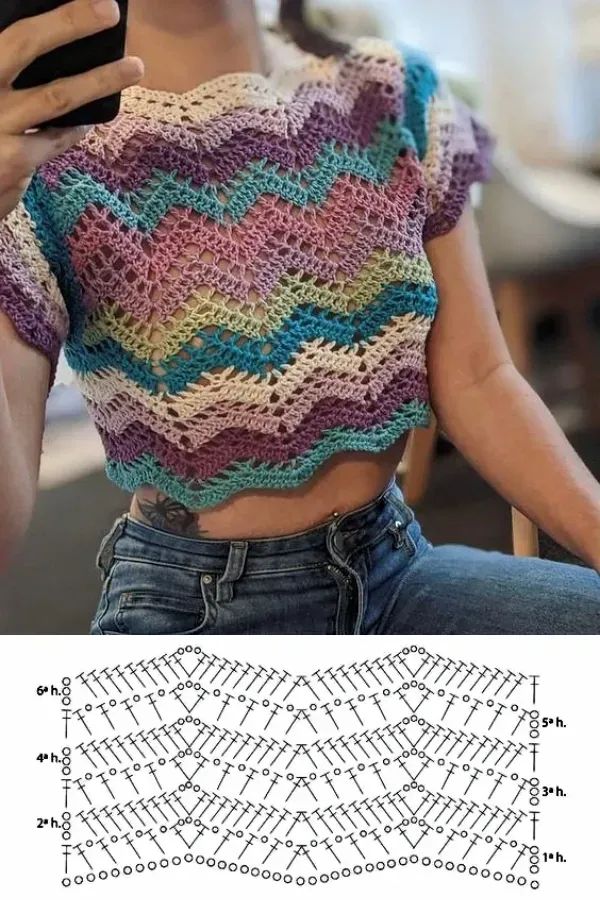 hauts en crochet parfaits pour un look de soiree 4