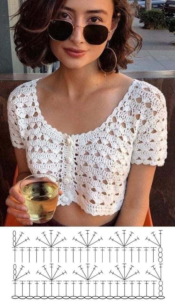 hauts en crochet parfaits pour un look de soiree 5