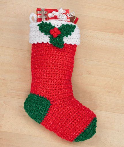 idees chaussettes crochet noel 6