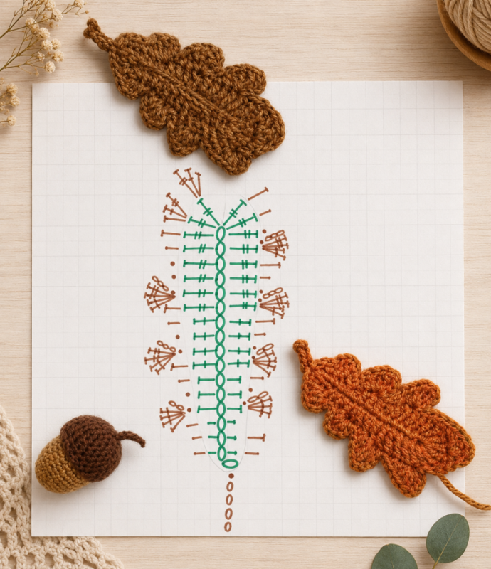 idees creatives de guirlandes automne au crochet 2