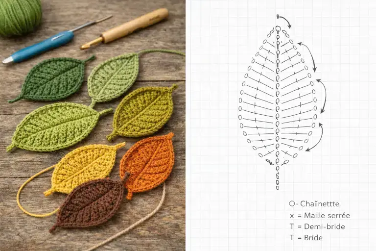 Idées créatives de guirlandes d’automne au crochet idees creatives de guirlandes automne au crochet 4