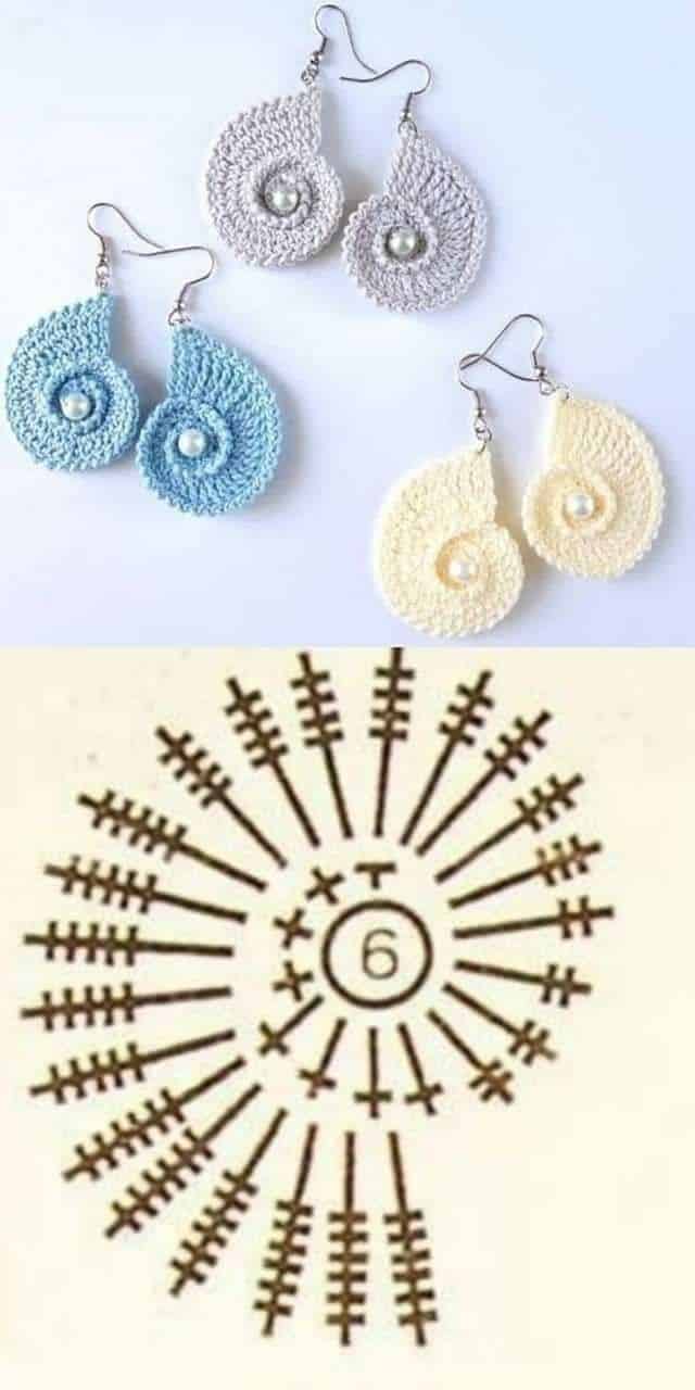 idees de boucles doreilles au crochet pour des cadeaux de noel 9