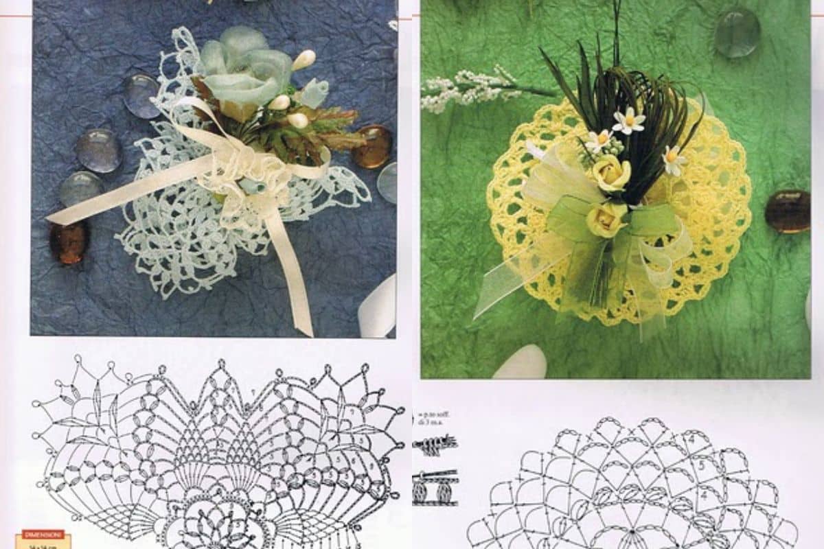 idees de boutonnieres au crochet pour les maries 6