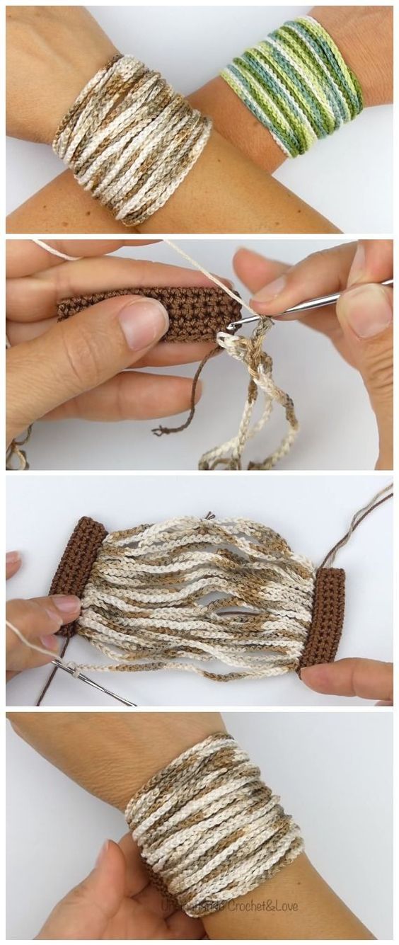 idees de bracelets au crochet 7