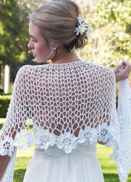 idees de chales de mariage au crochet elegants 2