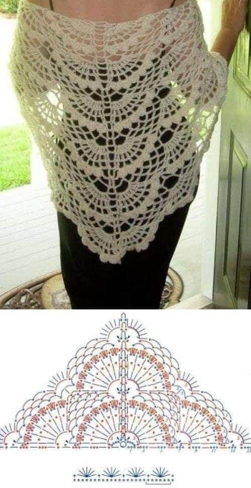 idees de chales de mariage au crochet elegants 5