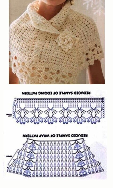 idees de chales de mariage au crochet elegants 7