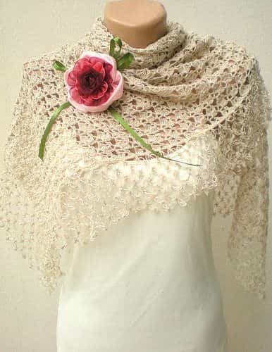 idees de chales de mariage au crochet elegants 8