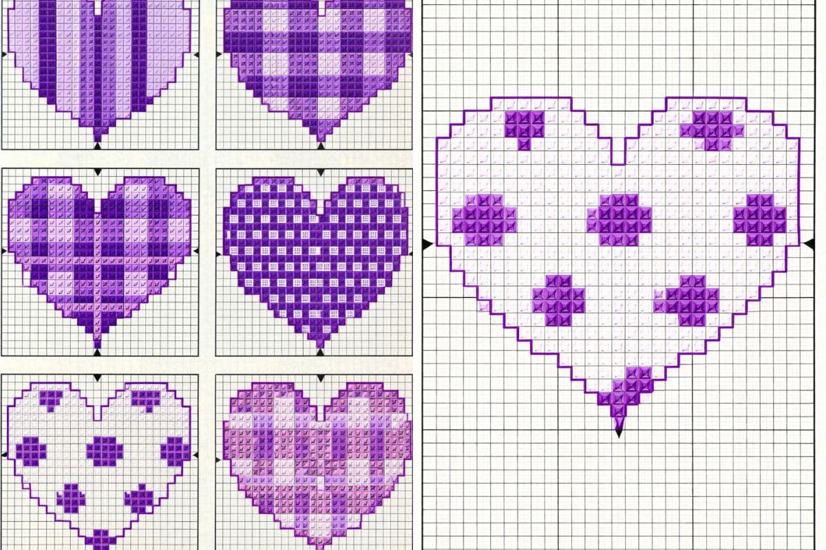 idees de diagrammes de coeurs au point de