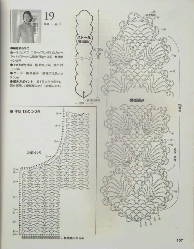 idees de foulards et de cache cou au crochet 3