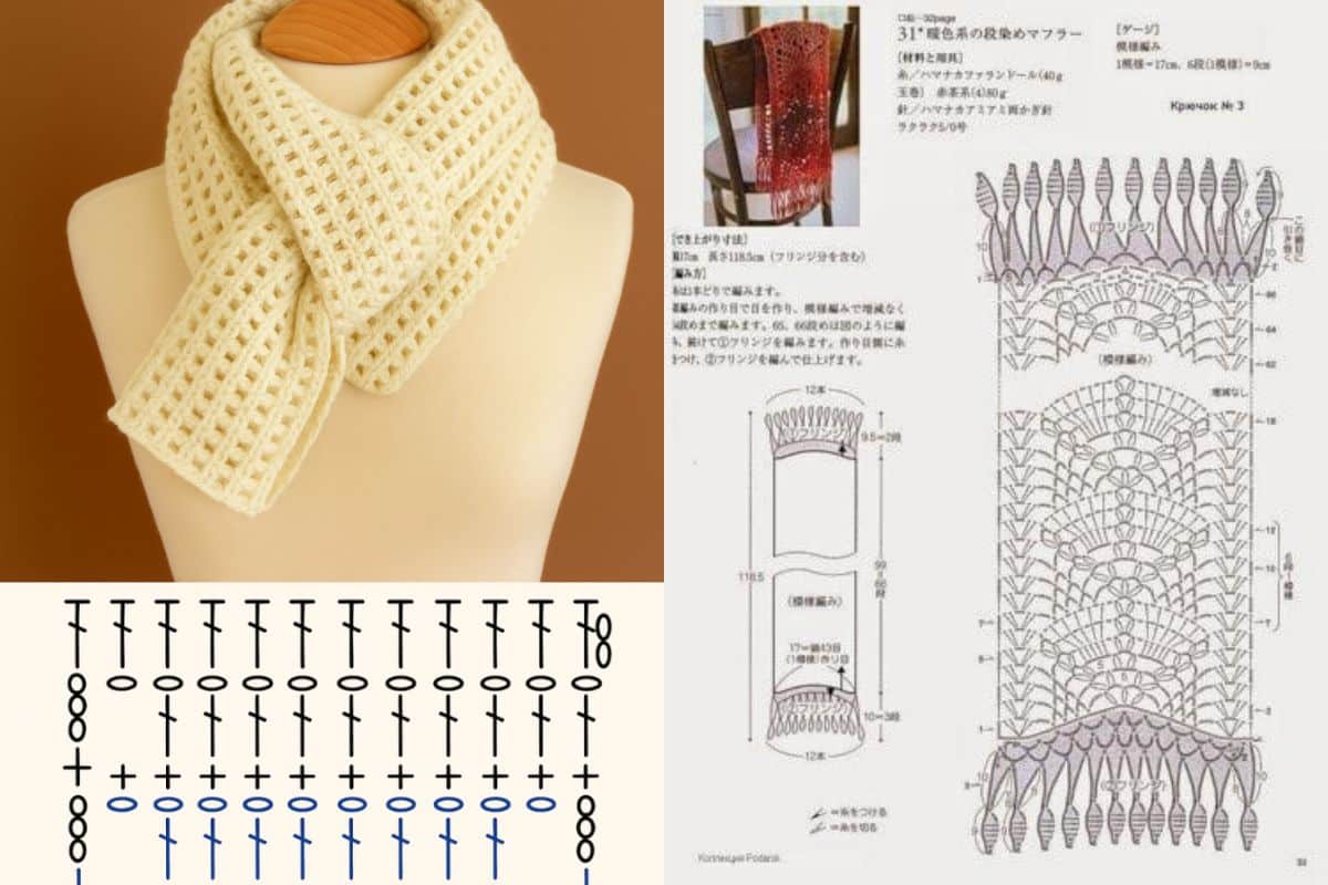 idees de foulards et de cache cou au crochet 4