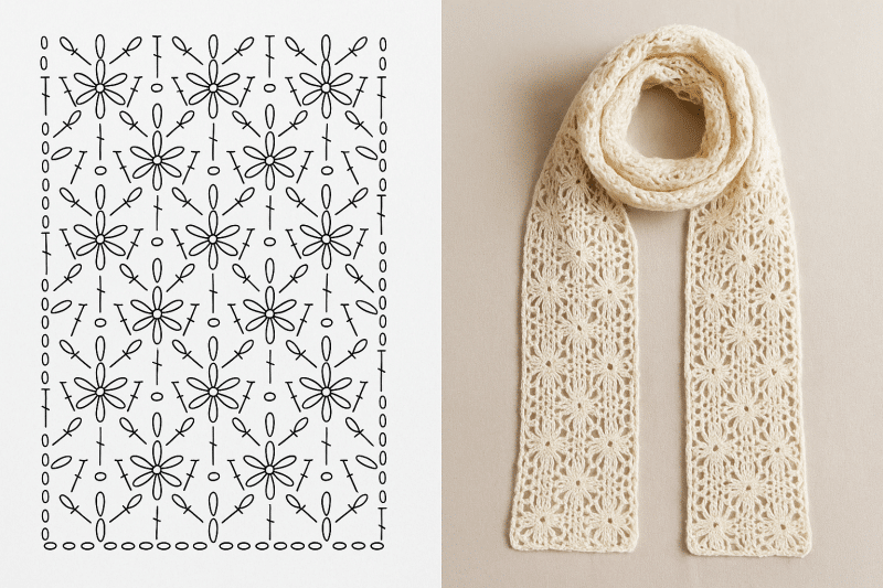 idees de foulards et de cache cou au crochet 7