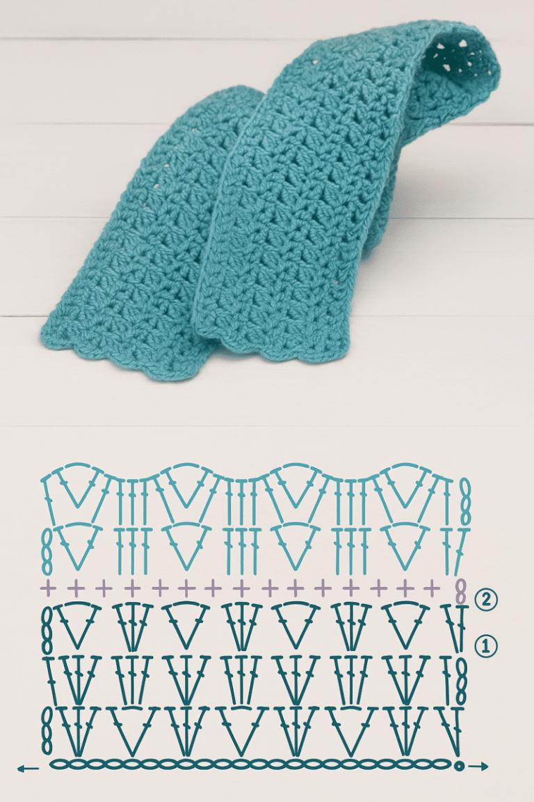 idees de foulards et de cache cou au crochet 8