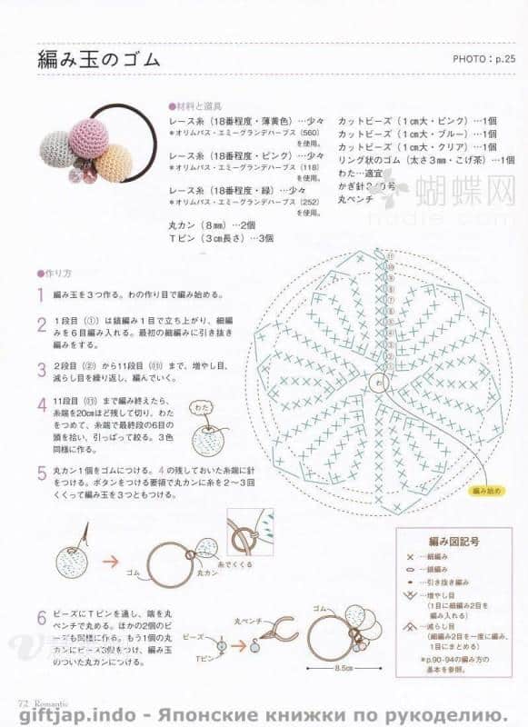 idees de jolis accessoires pour cheveux au crochet 3