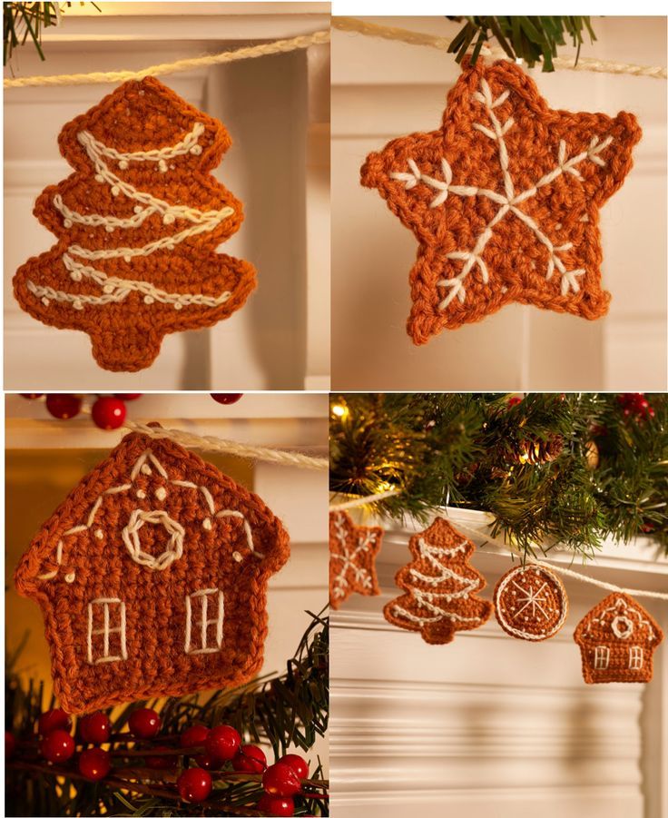 idees de noel au crochet en pain epice