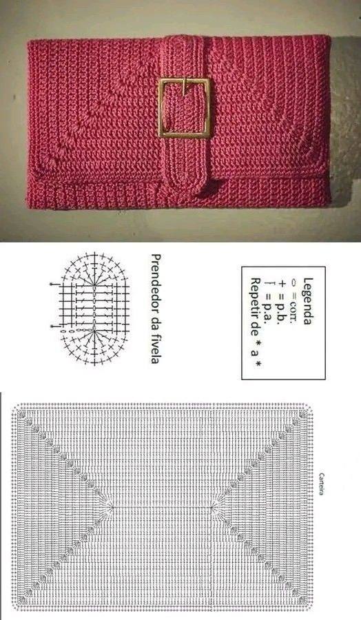 idees de pochette au crochet 1