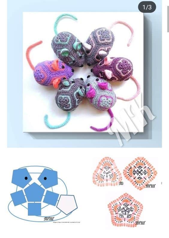 idees de porte cles au crochet a offrir 3