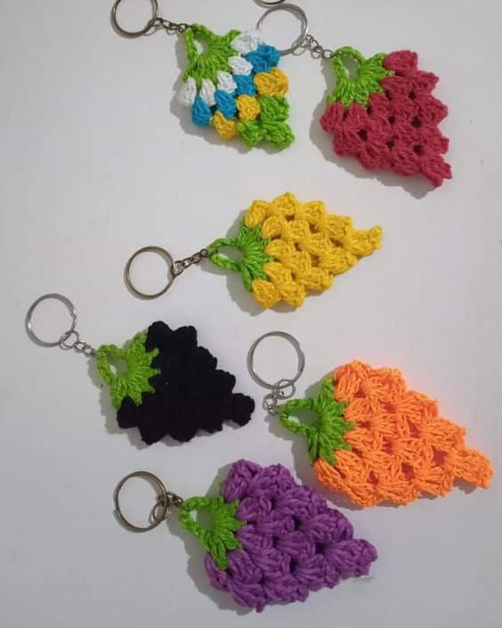 idees de porte cles au crochet a offrir 6