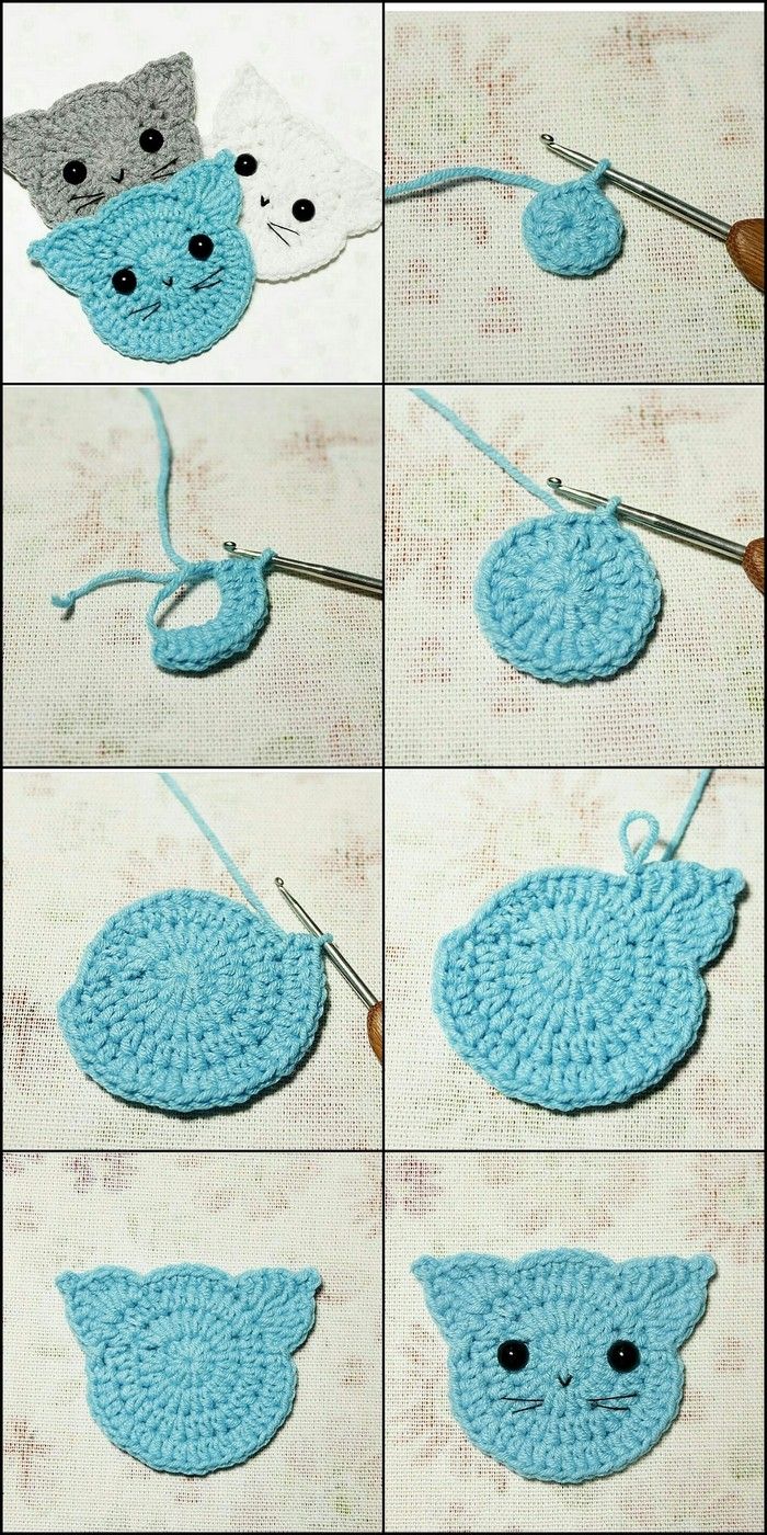 idees de porte cles chatons au crochet 5