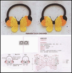 idees elastiques a cheveux au crochet 1