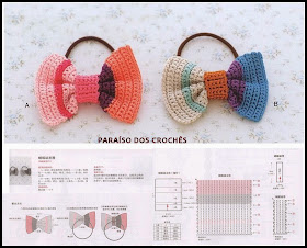 idees elastiques a cheveux au crochet