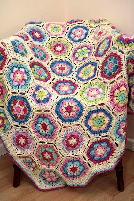 idees hexagone crochet 1