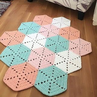 idees hexagone crochet 3