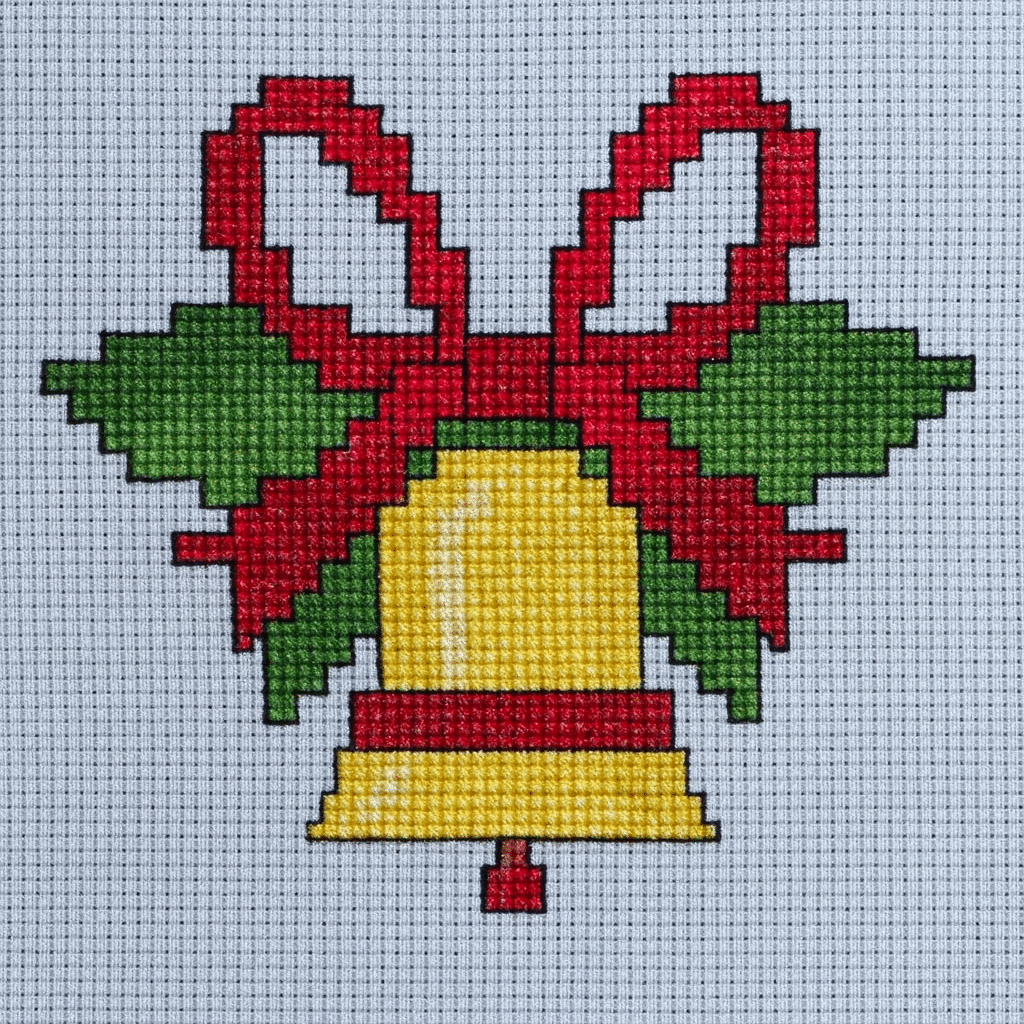 Kit Point De Croix Phénix Magique 30x40cm 11CT - Tissu Imprimé, Fils, Aiguilles Inclus - Débutants, Décoration Murale