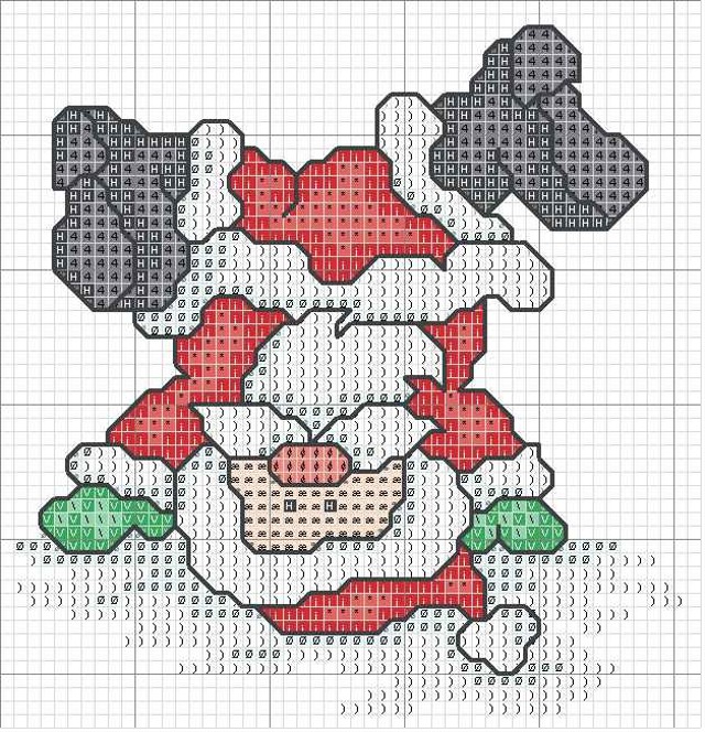 idees mignonnes de point de croix pour noel 2
