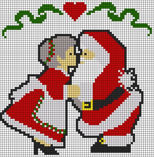 idees mignonnes de point de croix pour noel 3