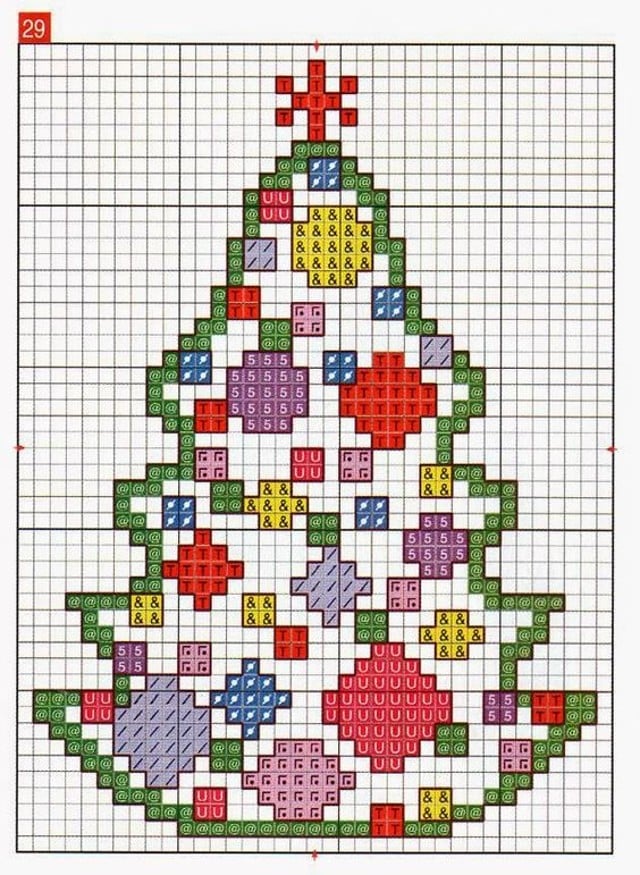 idees mignonnes de point de croix pour noel 4