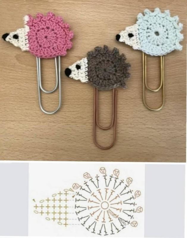 idees mignonnes de trombones au crochet 2