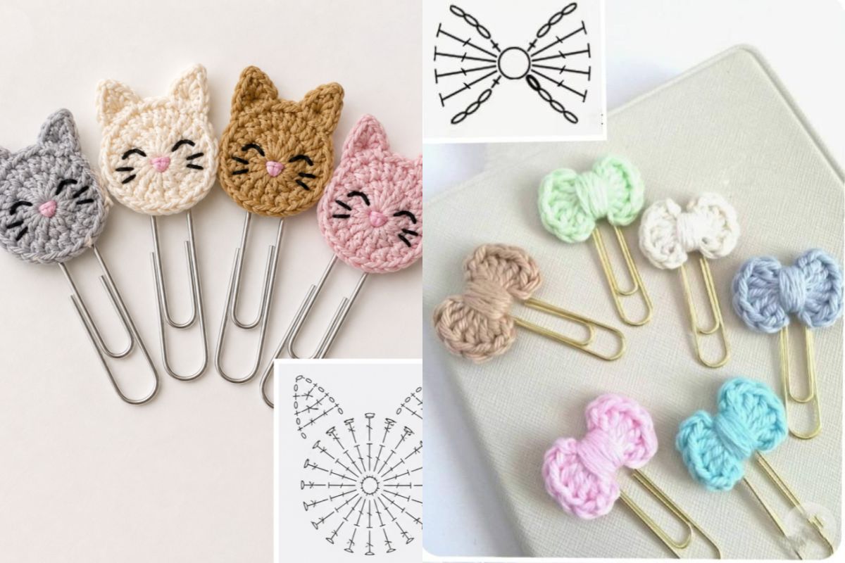 idees mignonnes de trombones au crochet 3