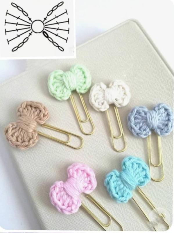 idees mignonnes de trombones au crochet