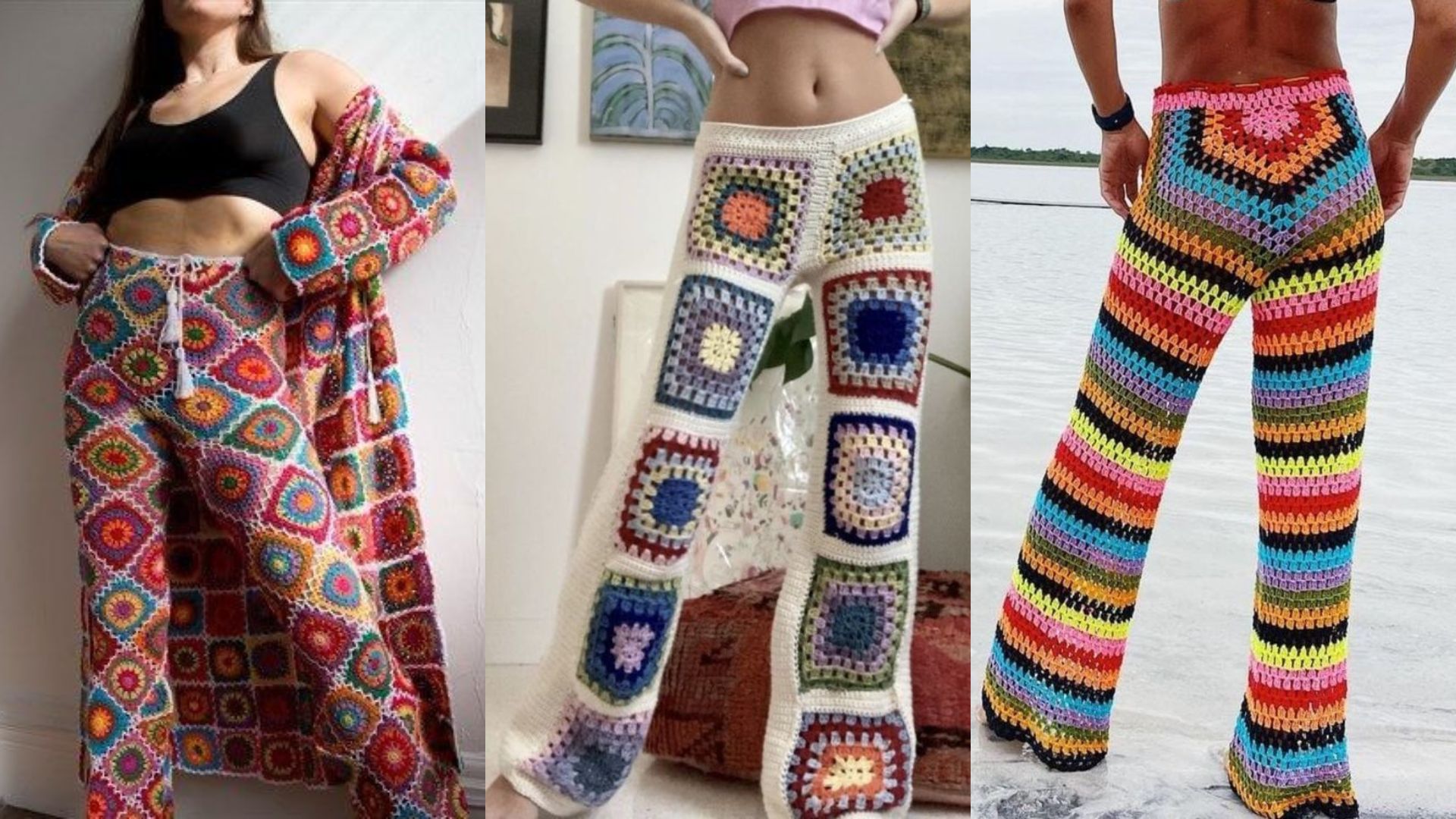 Idées inspirantes de pantalons au crochet Avec vidéo