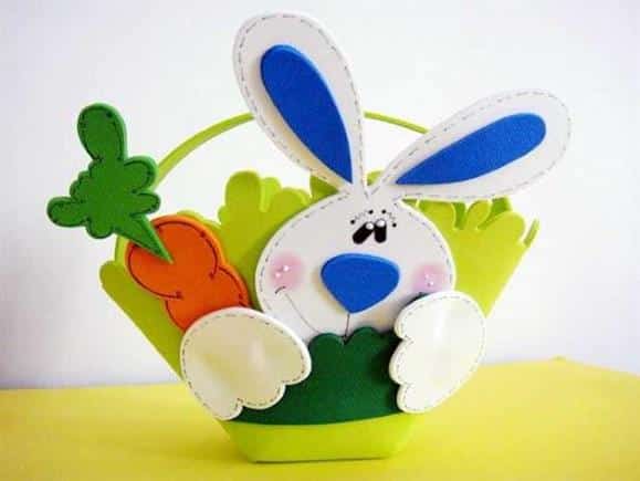 idees pour un lapin en mousse eva