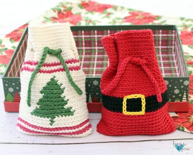 idees sac cadeau de noel au crochet 1