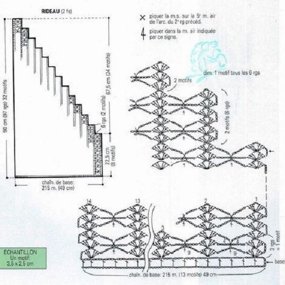 intemporel des rideaux au crochet 7