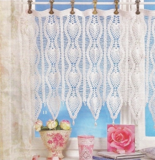 intemporel des rideaux au crochet 8