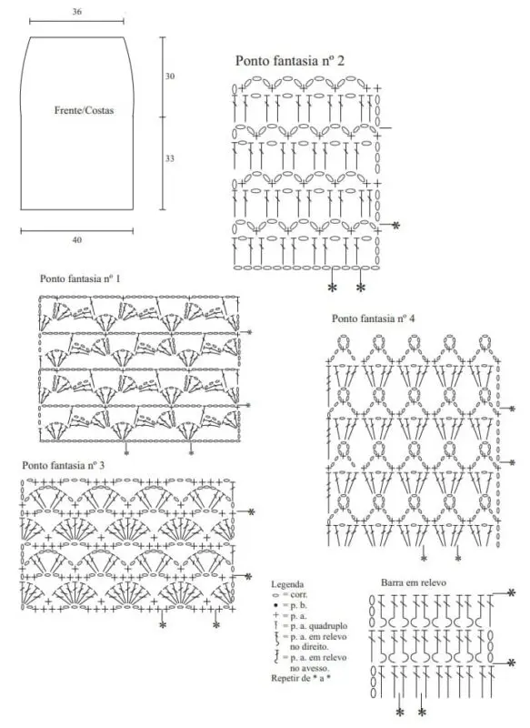 jupe au crochet a franges 1