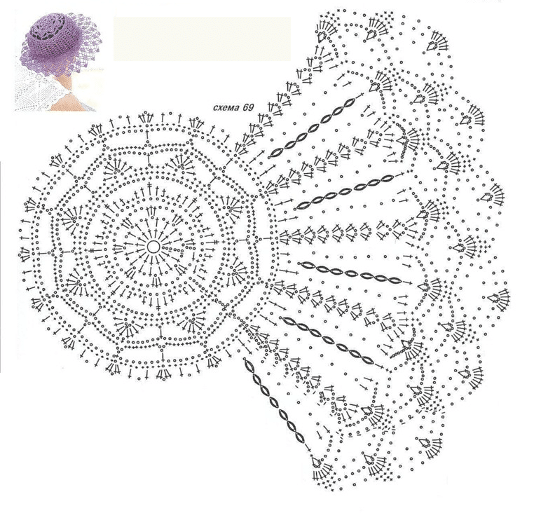 magnifiques modeles de chapeaux au crochet 4