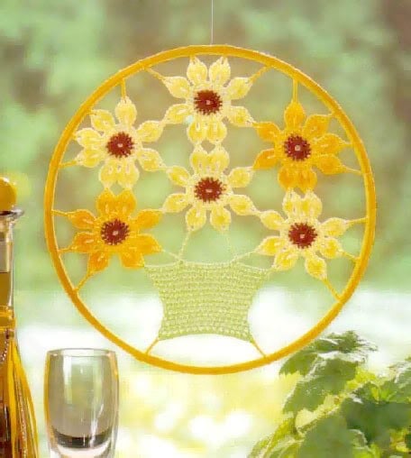 mandalas pour attrape reves en crochet 2
