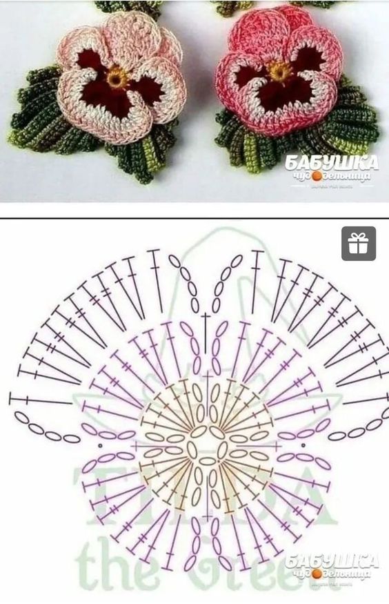 modeles de fleurs au crochet 6