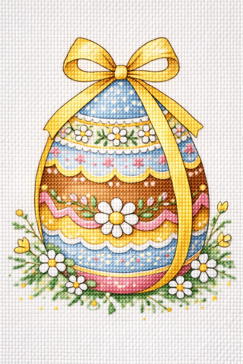 modeles de point de croix pour egayer vos paques 1