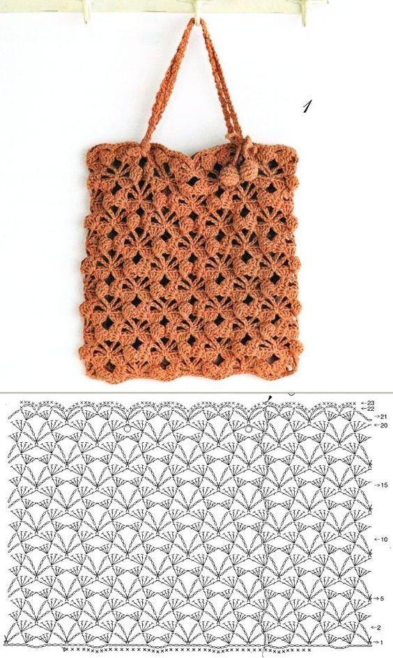 modeles de sacs au crochet avec graphique 2