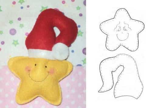 modeles en feutrine de noel 1