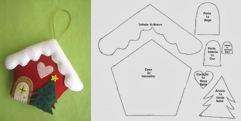 modeles en feutrine de noel 4