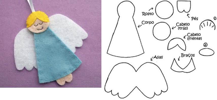 modeles en feutrine de noel 5