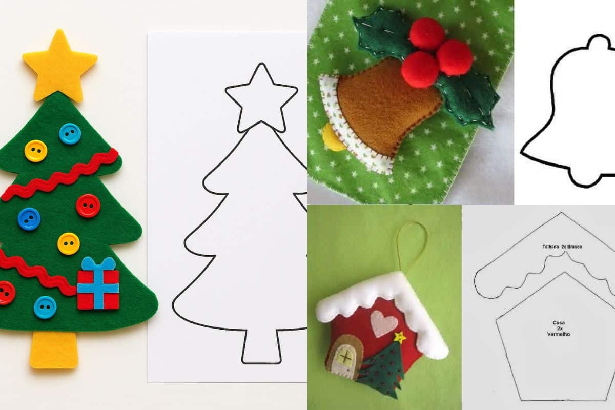 modeles en feutrine de noel 6