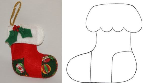 modeles en feutrine de noel